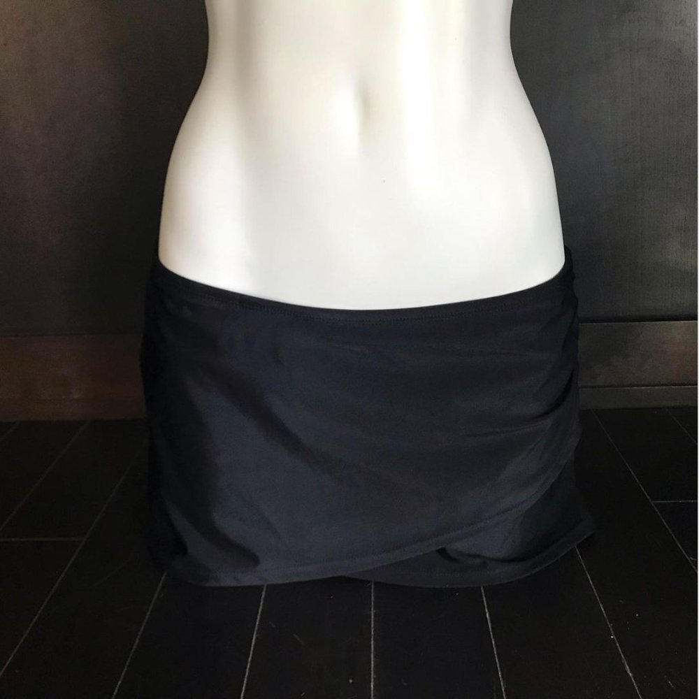 Island Escape black swimsuit skirted bottom skirt
